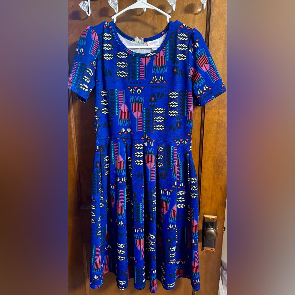 SOLD LuLaRoe colorful dress